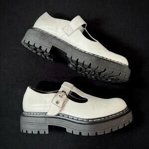 Circus by Sam Edelman White Platform Mary Janes NWOT